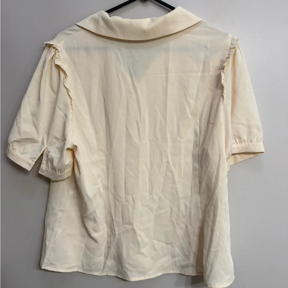 Allegra K Ruffle Sleeve Blouse NWT - Picture 6 of 8